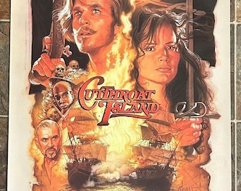 CUTTHROAT ISLAND - 1995- Original 27x40 REGULAR Style Movie