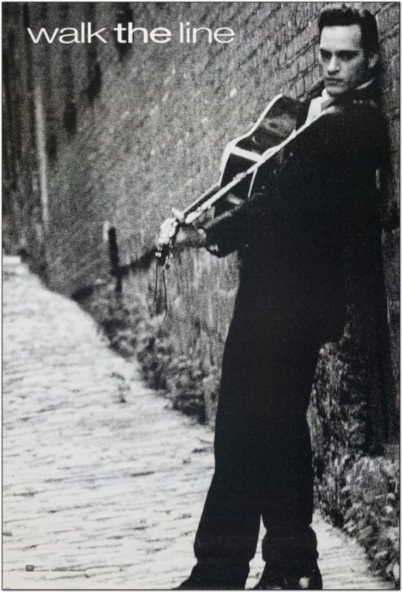 WALK THE LINE 2005 Original 27x40 Movie Poster Advance Style