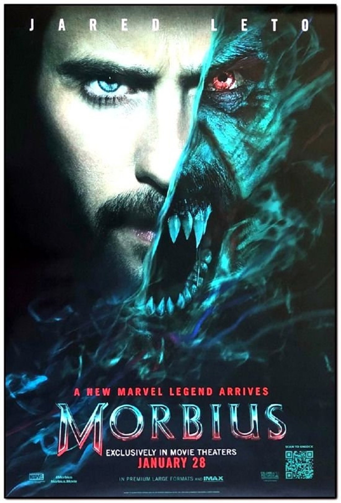 MORBIUS 2022 Original 27X40 Advance Movie Poster JARED - Etsy Finland