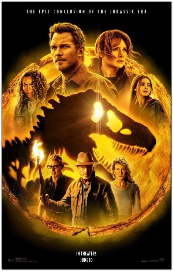 JURASSIC WORLD DOMINION 2022 Original D/S 27X40 Movie Poster