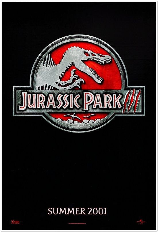 JURASSIC PARK 3 MV00224 MOVIE POSTER REPRODUCTION ART PRINT A4 A3 A2 A1