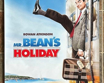 MR. BEAN'S HOLIDAY - 2007 - Original 2-sided Movie Poster - Rowan Atkinson