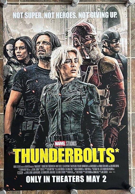 THUNDERBOLTS - 2025 - Original 27x40 Movie Poster - Final Style