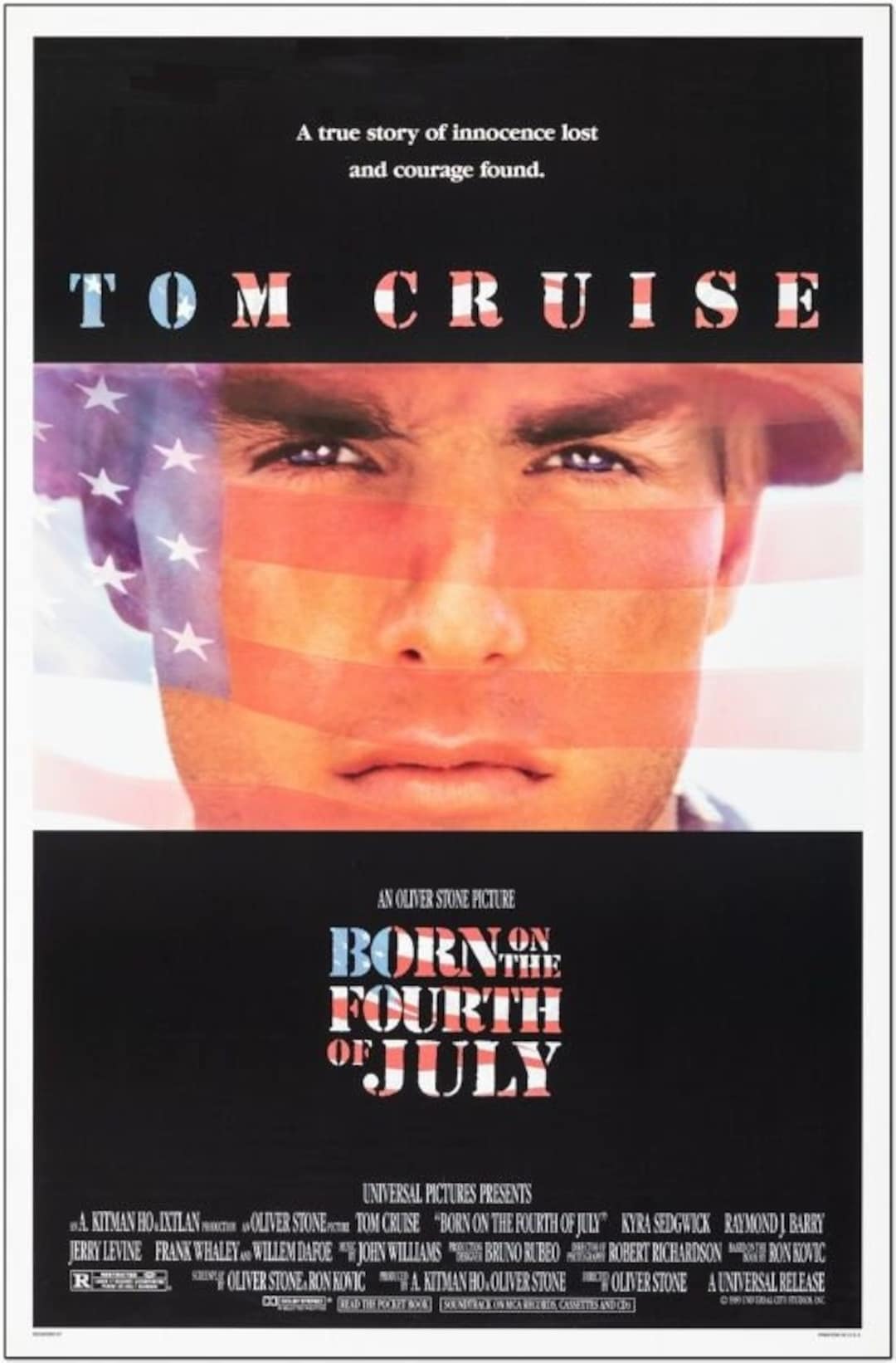 Born on the Fourth of July Original 27x41 Rolled Movie Poster Tom