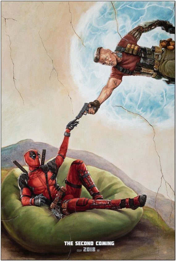 Deadpool 2 18 Original 27x40 Movie Poster Advance Etsy Uk
