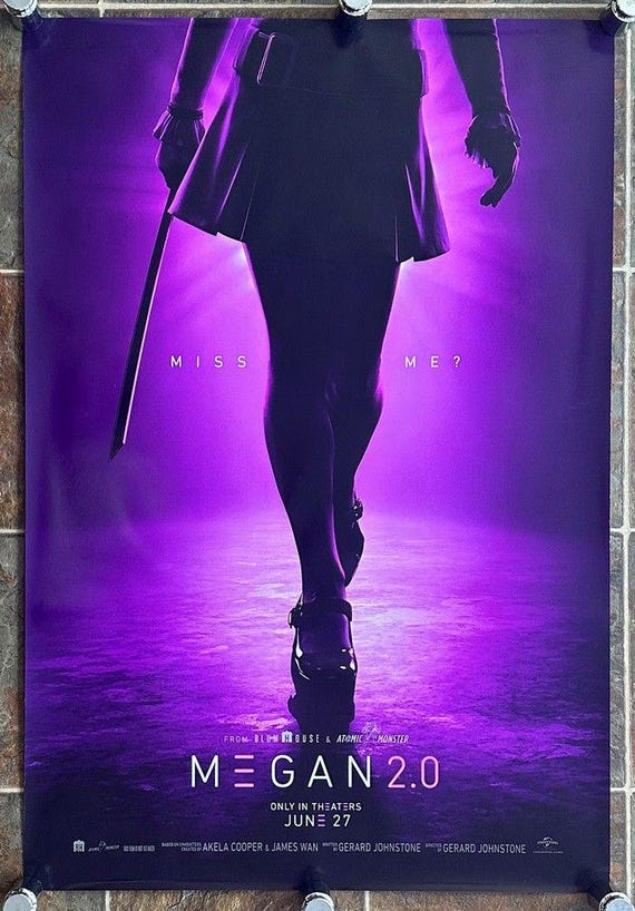 MEGAN - 2023 - Original D/S 27X40 Advance Movie Poster - ALLISON
