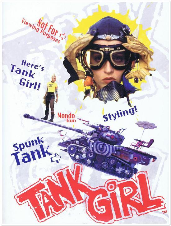TANK GIRL -1995- Original Press Kit With 2 Photos - Lori Petty