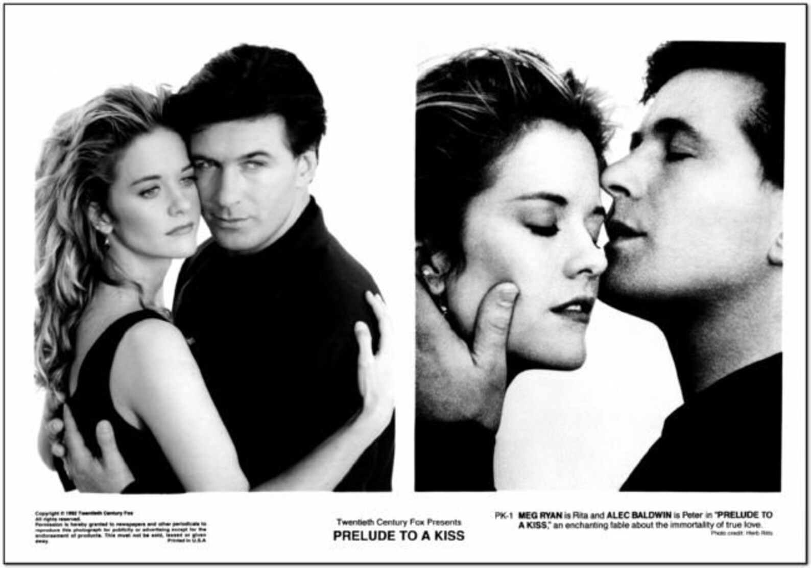 Prelude to A Kiss - 1992 - Original Studio Issued Press Kit - Includes ...
