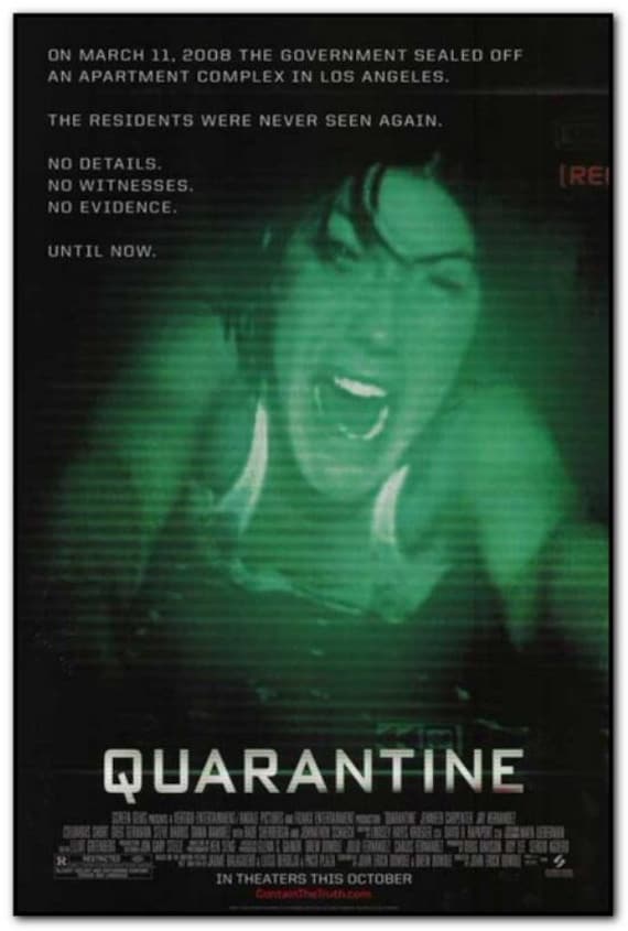 QUARANTINE 2008 Original 27x40 Movie Poster Zombie - Etsy