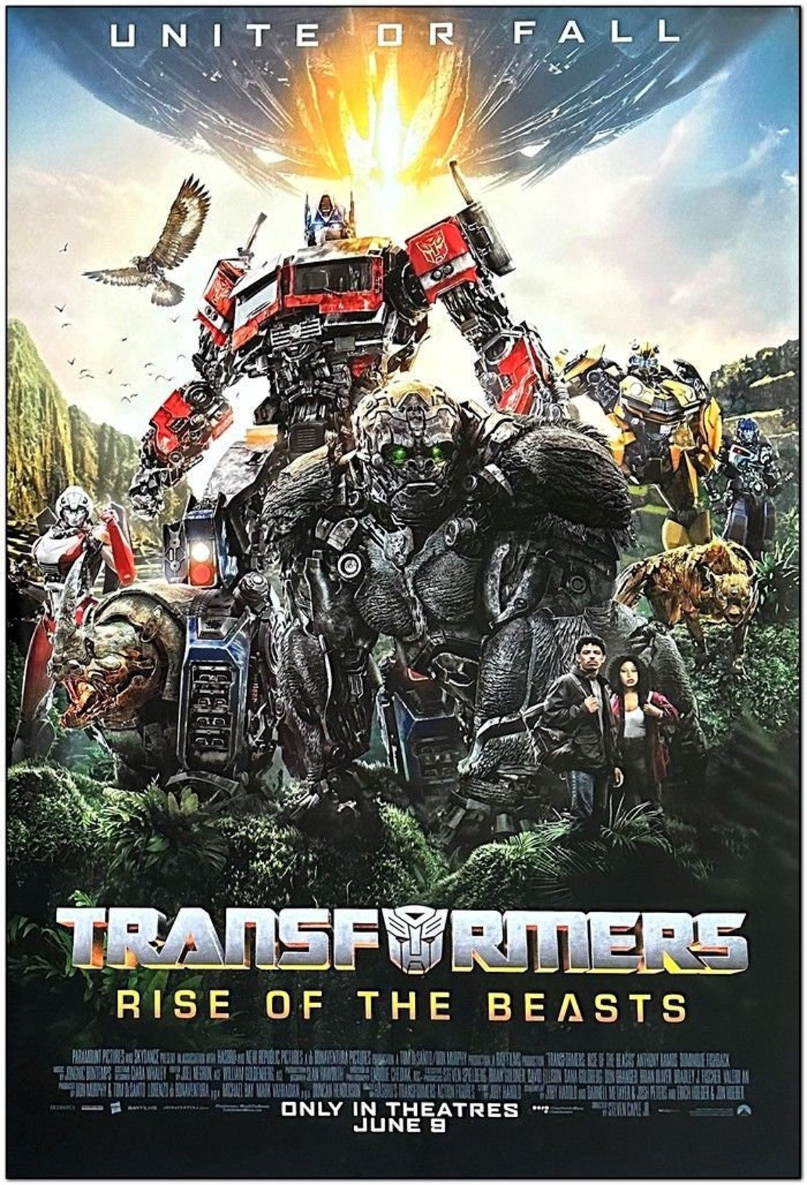 TRANSFORMERS 6: Rise of the Beasts - 2023 - Original 27X40 Movie Poster ...