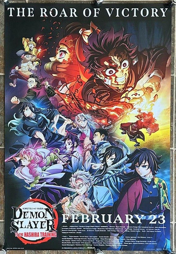 DEMON SLAYER: to the Hashira Training - 2024 - Original 27x40 U.S.