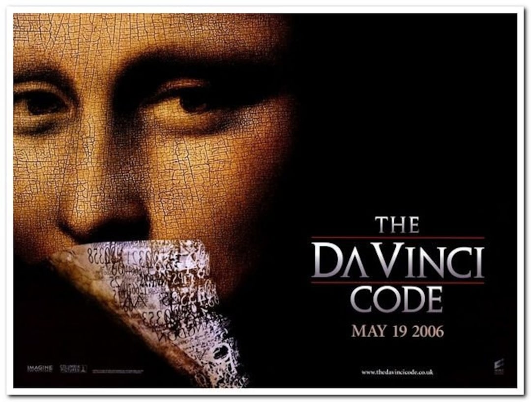 DA VINCI CODE - 2006 - Original British Quad Movie Poster - Tom