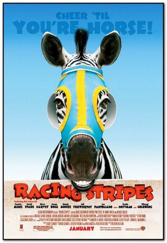 RACING STRIPES 2005 Original 27x40 Movie Poster 2-sided - Etsy