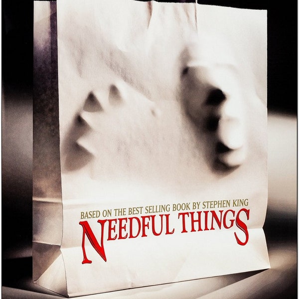 NEEDFUL THINGS - 1993 - Original 27x40 Movie Poster - Max von Sydow, Ed Harris, Amanda Plummer