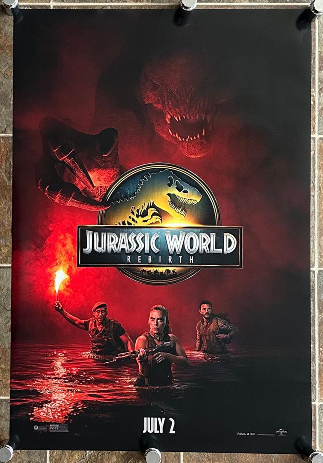 JURASSIC WORLD REBIRTH - 2025 - Original D/S 27X40 Movie Poster ...