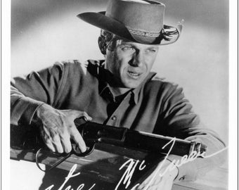 STEVE MCQUEEN - 8x10 Glossy Still Photo - Reproduction - From Tvs