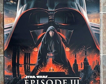 STAR WARS Episode III: Revenge of the Sith - 20th Anniversary -2025- Original 27x40 Movie Poster - 2-sided - Ewan McGregor, Natalie Portman