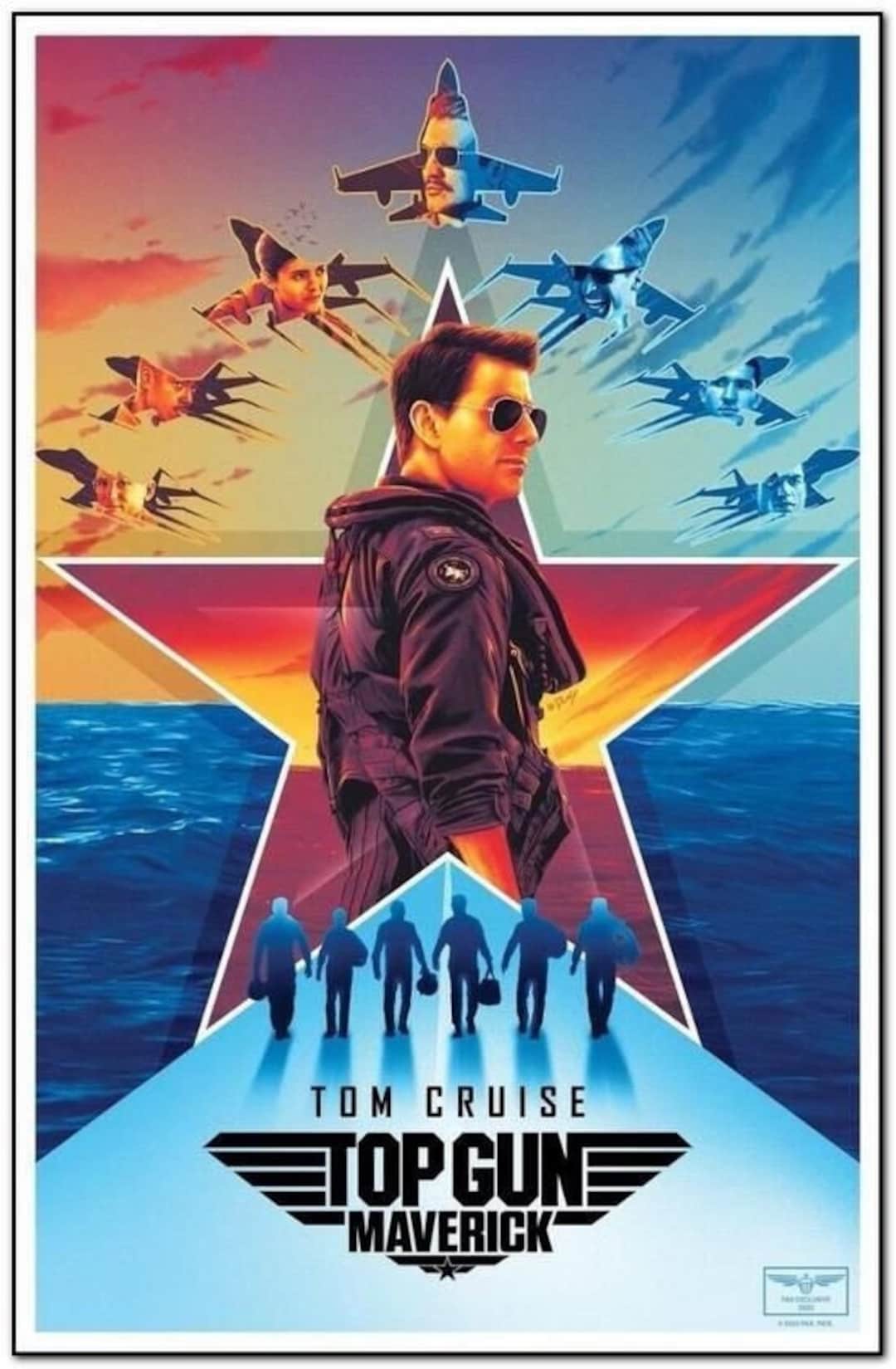 TOP GUN: MAVERICK - 2022 - Original 11x17 Promo Movie Poster TOP GUN: MAVERICK - 2022 - Original 11x17 Promo Movie Poster