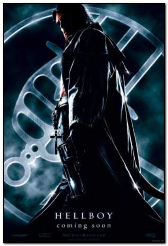 Hellboy 2004 Original 27x40 Movie Poster Advance Style Etsy