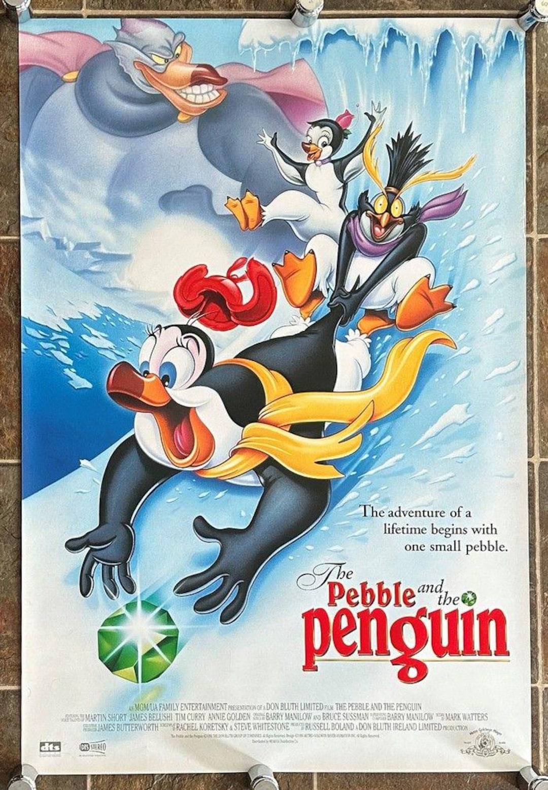 Pibble Move PEBBLE and the PENGUIN - 1995 - Original Rolled 27x40 Movie Poster ...
