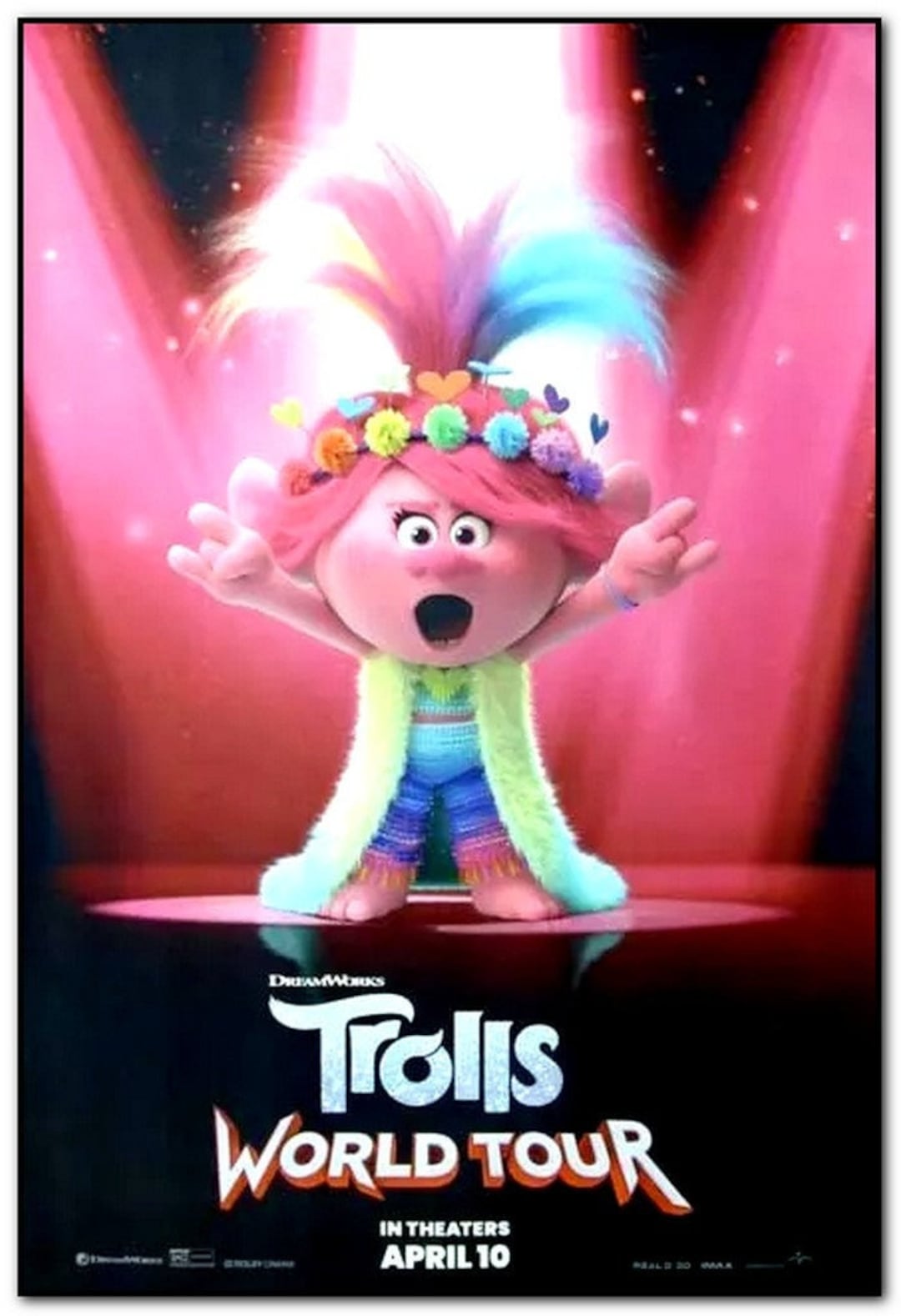 TROLLS WORLD TOUR 2020- Original 27x40 Advance Movie Poster 