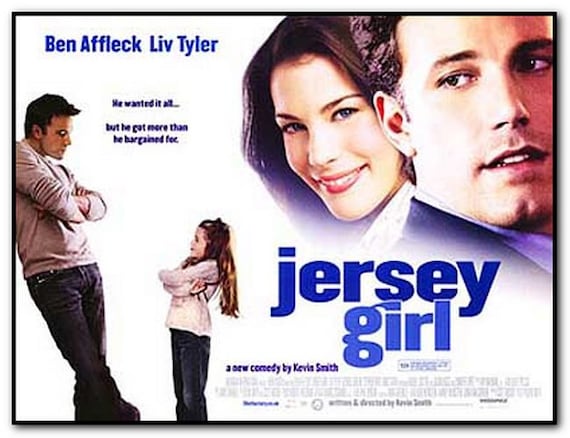 JERSEY GIRL 2004 original British Quad Movie Poster Ben Affleck, Liv  Tyler, Jennifer Lopez 40x30