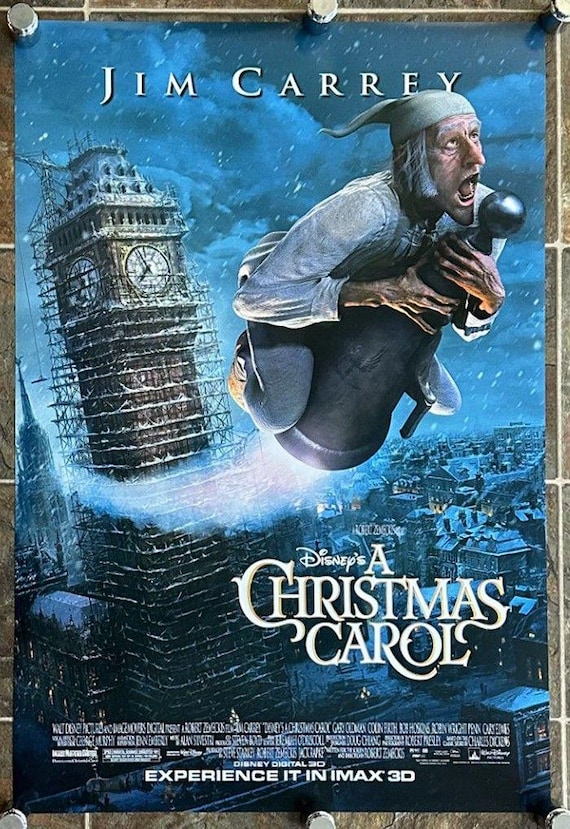 CHRISTMAS CAROL - 2009 - Original 27x40 Movie Poster - Imax Style