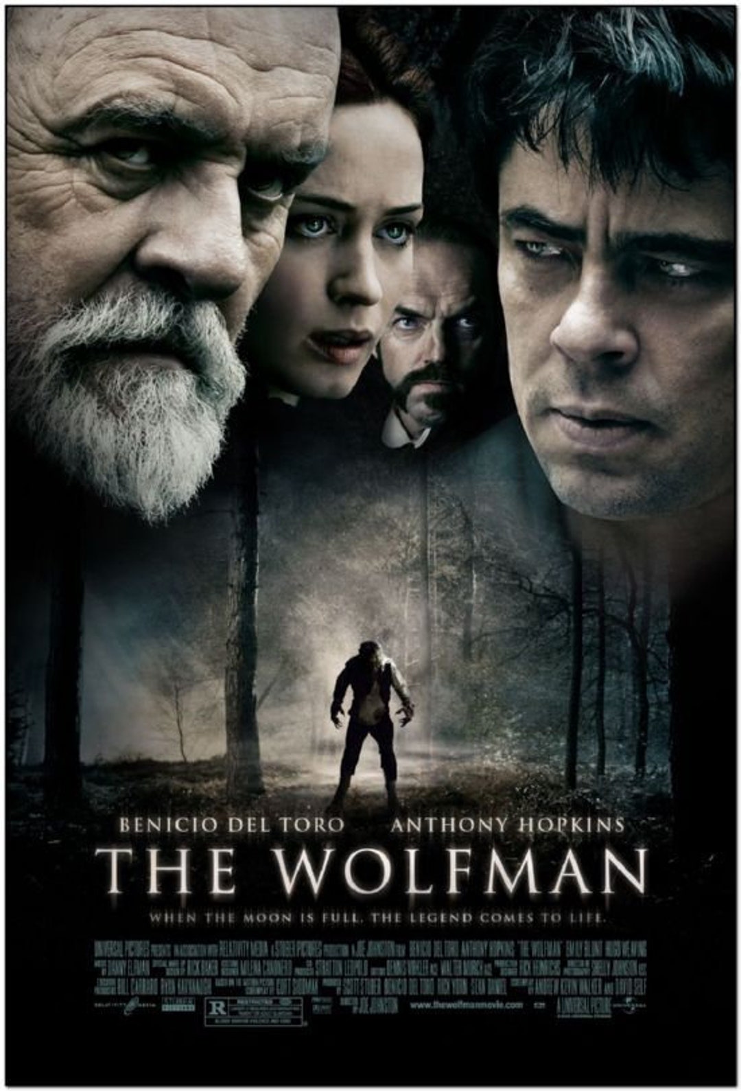 WOLFMAN 2010 Original 27 X 40 Movie Poster Final Style Etsy