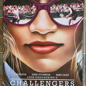 CHALLENGERS - 2024 - Original 27x40 Movie Poster - ZENDAYA, Mike Faist, Josh O&#39;Connor
