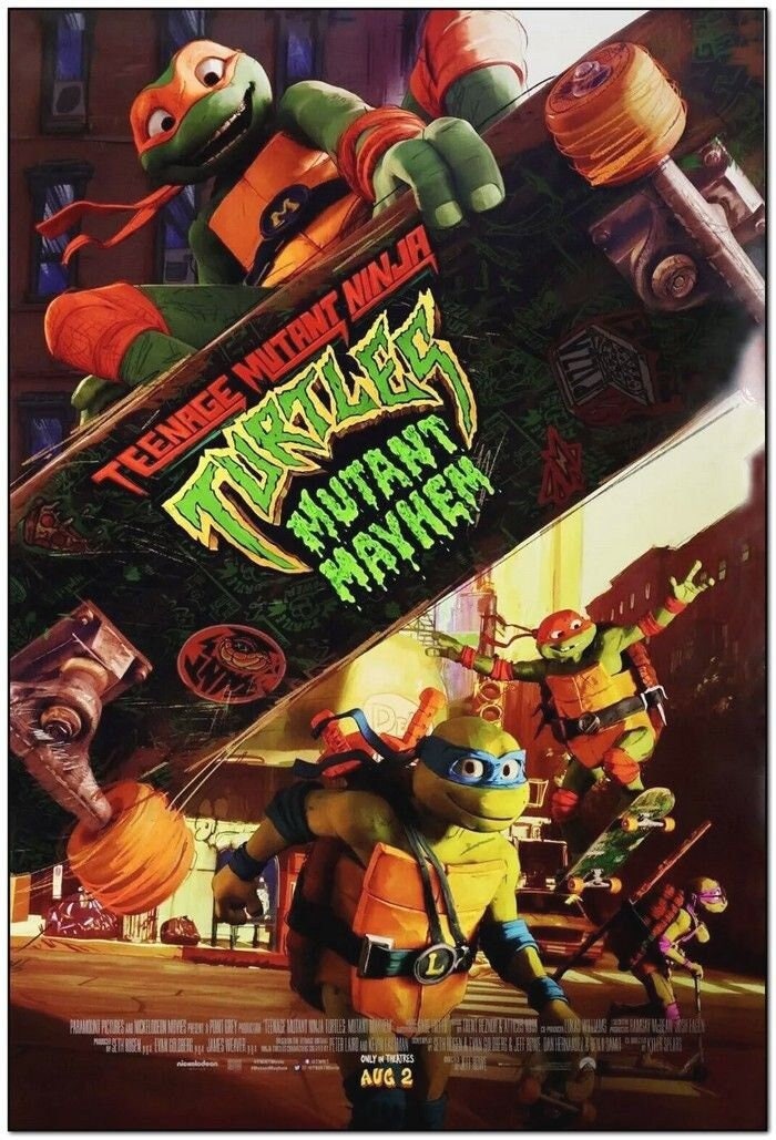 Teenage Mutant Ninja Turtles Movie Poster - 11x17 Inch Reproduction, Perfect For Room Decor