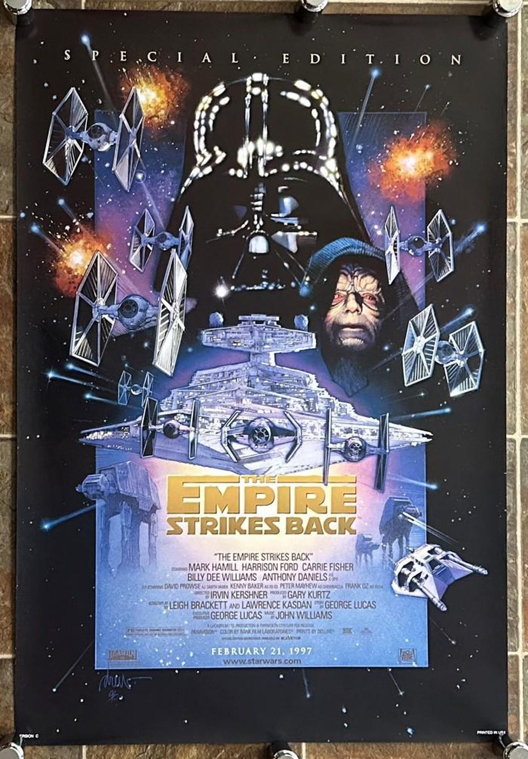 EMPIRE STRIKES BACK - 1997 - Special Edition - Original 27x40