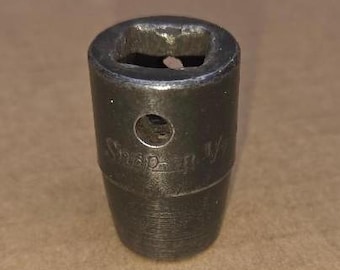 Vintage Snap-On 1/2" Drive 6-Point 1/2" IM160 Shallow Socket