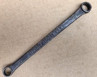 Vintage Barcalo Buffalo 3/8 7/16 12-point Box Wrench