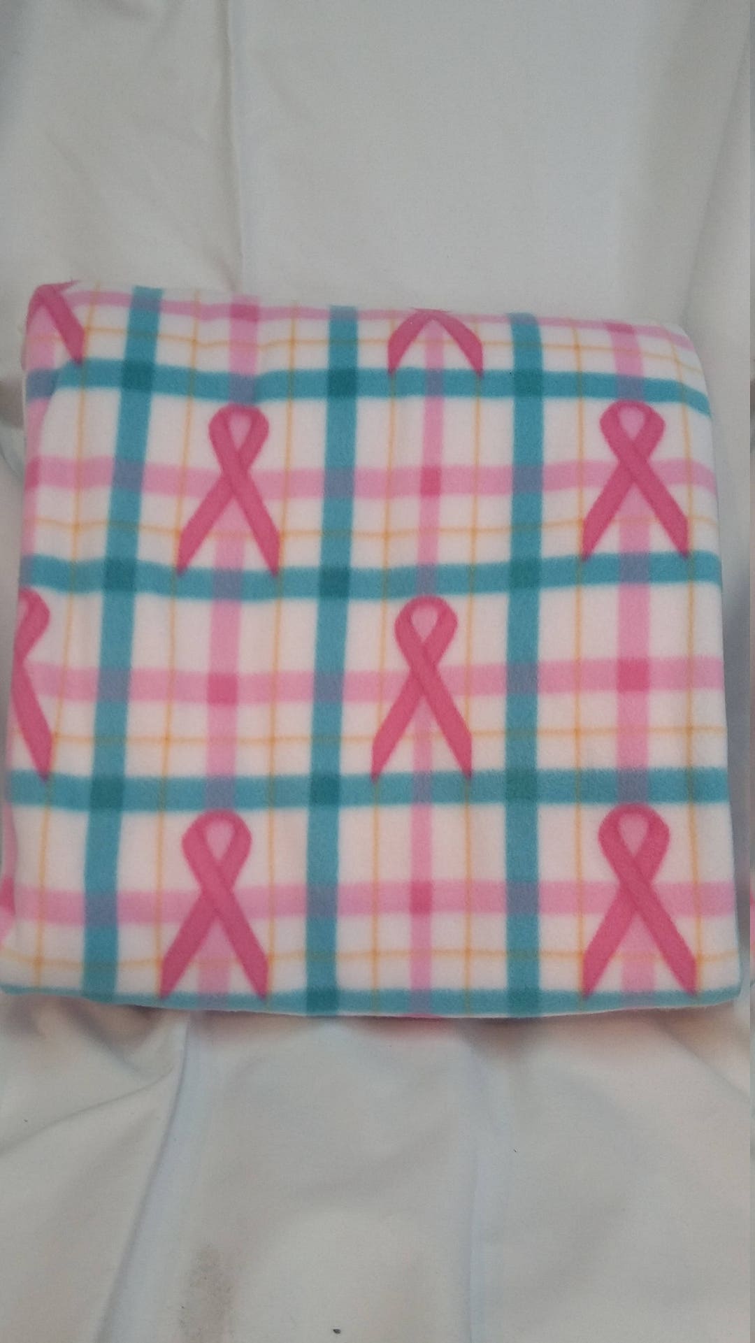 Breast Cancer Throw Blanket Etsy