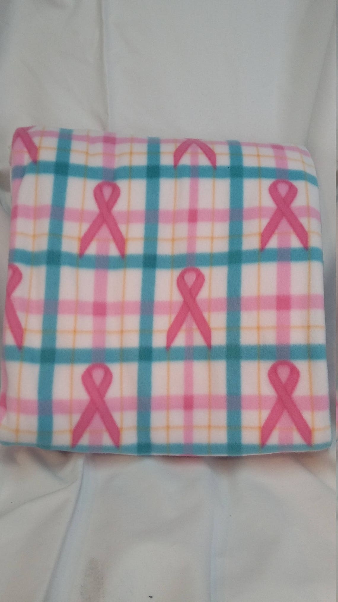 Breast Cancer Throw Blanket Etsy