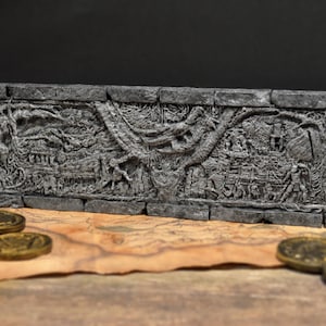 Skyrim Replica Alduin Wall Sculpture Miniature | Elder Scrolls V Skyrim | Hand Painted | Gift | Prop | Decor | Figure | TES | Cosplay Gaming