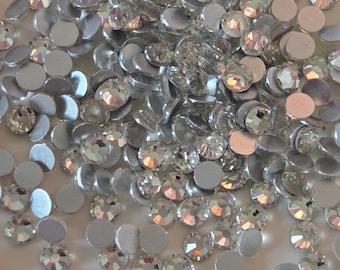 Crystal Glass Rhinestones Flatback SS8 and SS20 10 Gross Packs Clear Rhinestones for Crafting and DIY