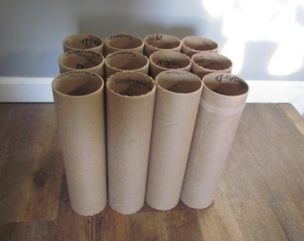 40 Cardboard Toilet Paper Tube Rolls, 1 Set of 40, Cardboard Craft Tubes,  no Return on This Item 