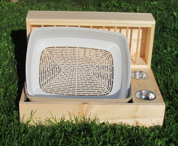 Large Sifting Pan Rabbit Bunny Hay Feeder And Litter Pan Etsy