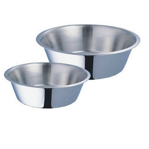 1/2 Pint Stainless Steel Feeding Bowls