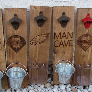 Philadelphia 76&#39;ers | Custom Wall Mounted Bottle Openers | Sports Bottle Openers