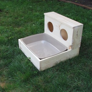 Medium - Hop Box: Rabbit Bunny Hay Feeder and Litter Pan Combo - Etsy