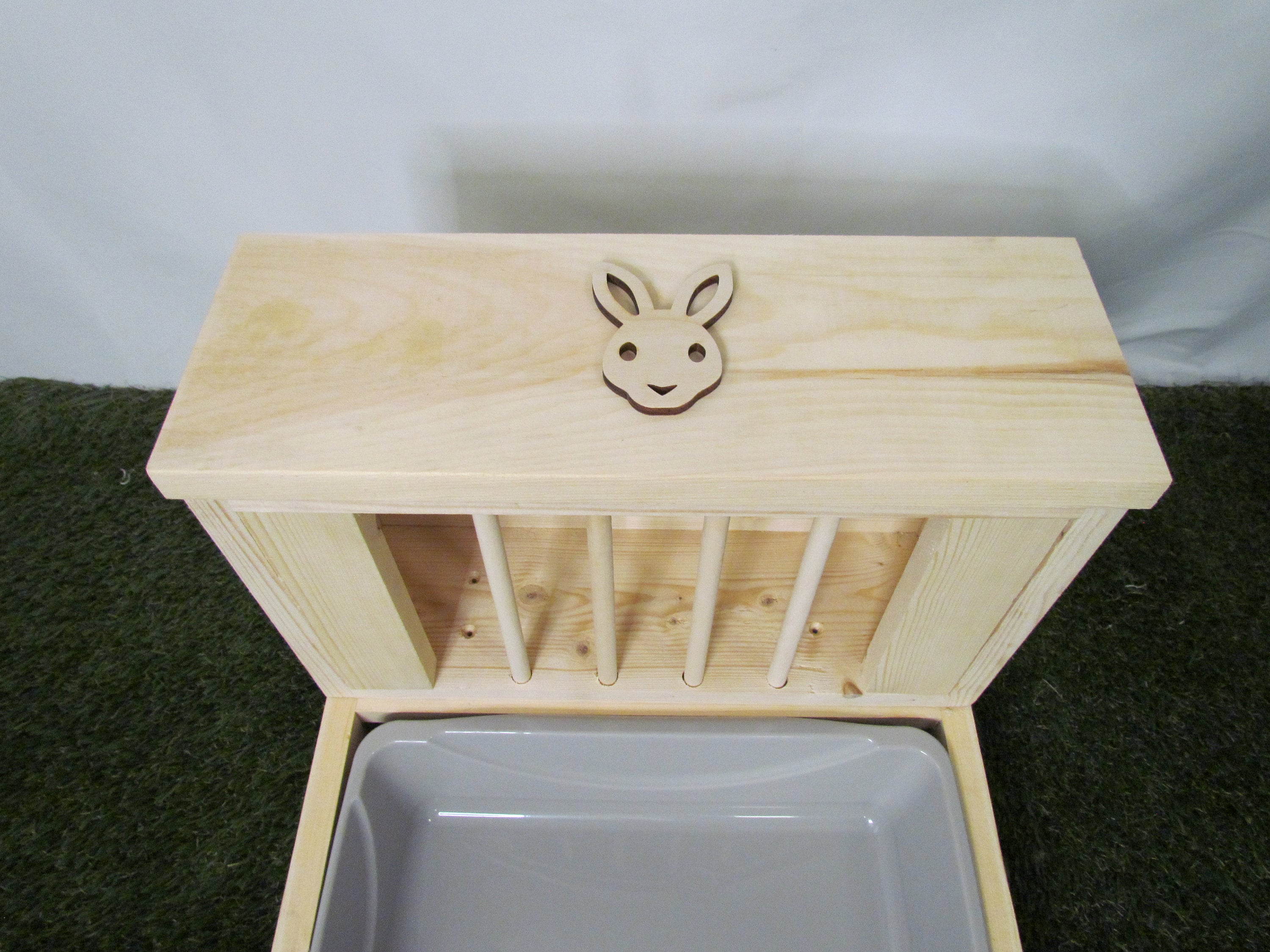 Small Hop Box: Rabbit Bunny Hay Feeder and Litter Pan Combo - Etsy
