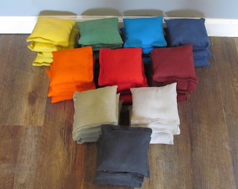 Cornhole bags - 8 bags, 2 colors. ACA regulation corn hole bags