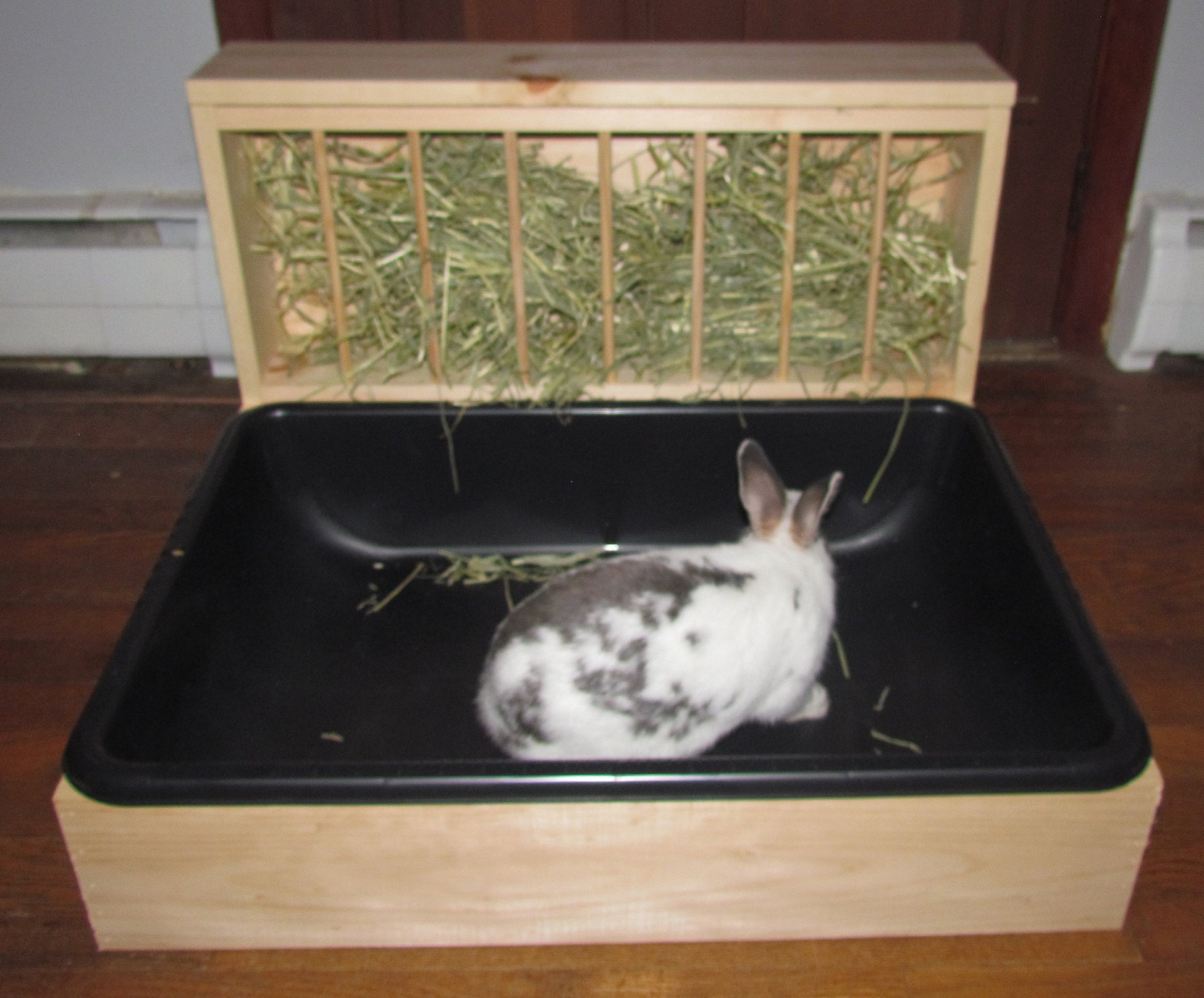 XL Rabbit Bunny Hay Feeder and Litter Pan Combo Etsy