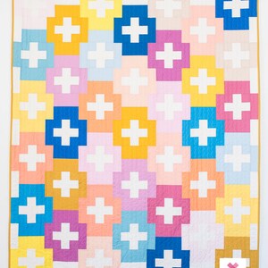 Plus and Minus Quilt Pattern/ Modern Quilt Pattern/ Plus Quilt Pattern ...