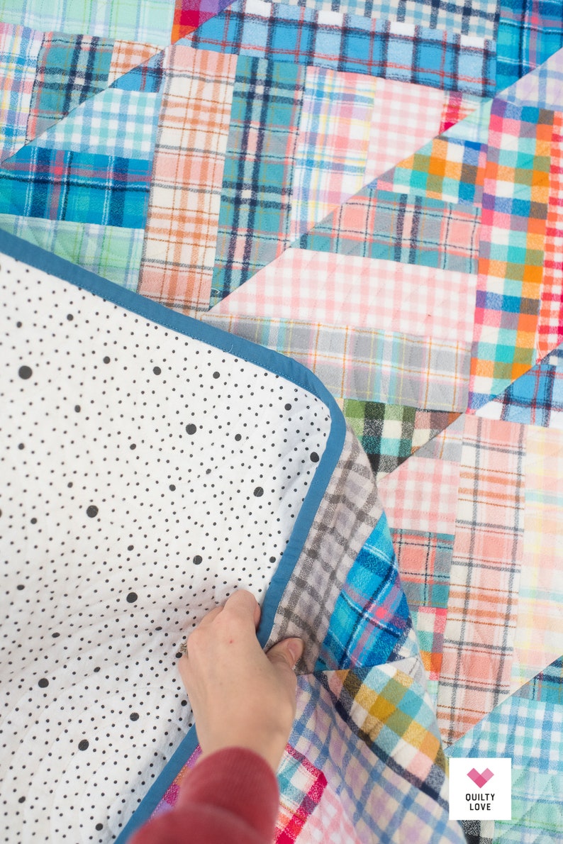 Lucky Log Cabins PDF Quilt Pattern/ Log Cabin Quilt Pattern/ Etsy