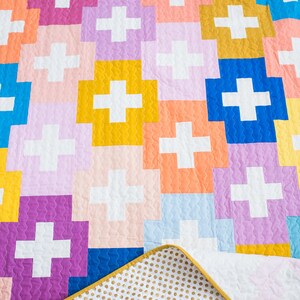Plus and Minus Quilt Pattern/ Modern Quilt Pattern/ Plus Quilt Pattern ...
