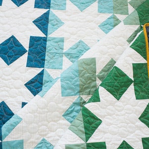 Star Fall PDF Quilt Pattern/ Star Quilt pattern/ Modern quilt pattern /quilt pattern/ modern quilting/ king quilt pattern image 4