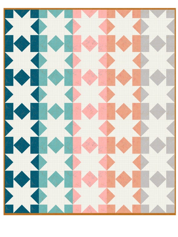 Quilty Stars PDF quilt pattern - Automatic Download